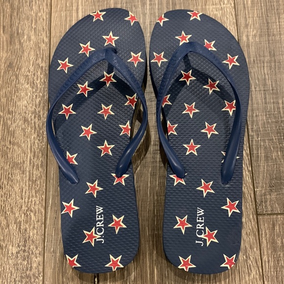 J crew flip flops NWOT size 7